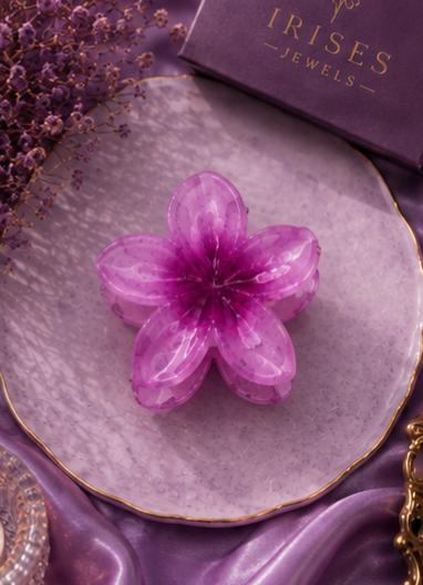 Bloom Flower Hair Claw Clip