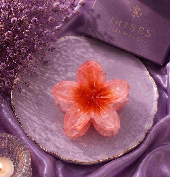 Bloom Flower Hair Claw Clip