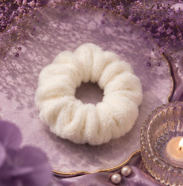 Furry Cloud Scrunchie