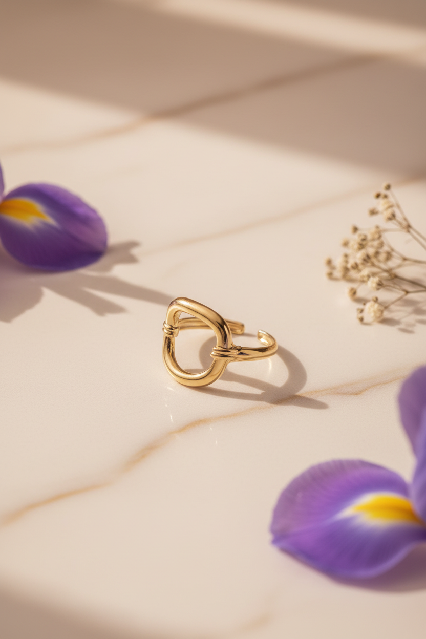 Aurora Gold Statement Ring